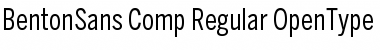 BentonSans Comp Regular Regular Font