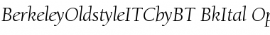 ITC Berkeley Oldstyle Font