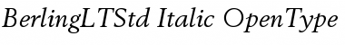 Berling LT Std Italic Font