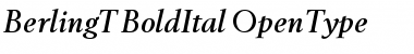 Berling T Bold Italic Font