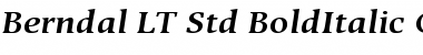 Download Berndal LT Std Regular Font