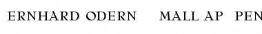 Bernhard Modern Small Cap Font