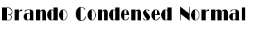 Brando Condensed Normal Font