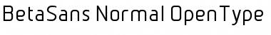 BetaSans Normal Font