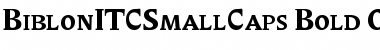 Biblon ITC SmallCaps Font