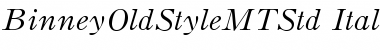 Binny Old Style MT Std Font