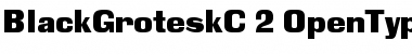 BlackGroteskC Regular Font