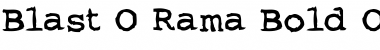 Blast-O-Rama Font
