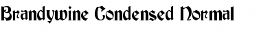 Brandywine-Condensed Normal Font