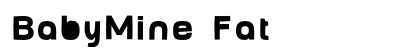 BabyMine Fat font free download