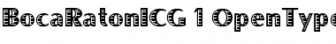 BocaRatonICG Font