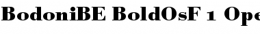 Bodoni BE Bold Oldstyle Figures