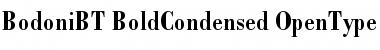 Bodoni Bold Condensed