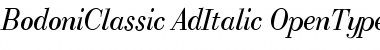BodoniClassic AdItalic Font