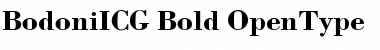 BodoniICG Font