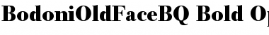 Bodoni Old Face BQ Font