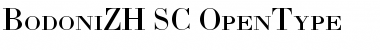 BodoniZH-SC Regular Font