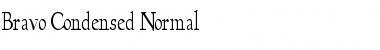 Bravo-Condensed Normal Font
