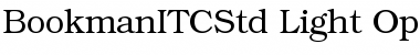 Bookman ITC Std Font