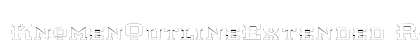 KnomenOutlineExtended Regular font free download