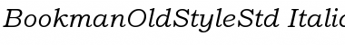 Bookman Old Style Std Italic Font