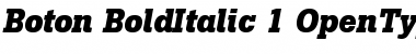 Boton Bold Italic Font