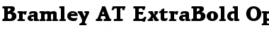 Bramley AT ExtraBold Regular Font