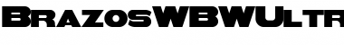 BrazosWBW Font