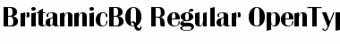 Britannic BQ Regular Font