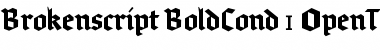Brokenscript-BoldCond Regular