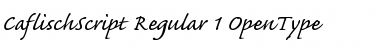 Caflisch Script Regular