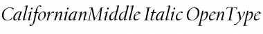 CalifornianMiddle Italic