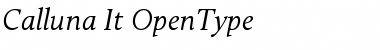 Calluna Italic Font