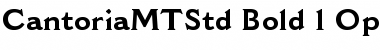 Download Cantoria MT Std Font