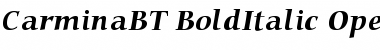 Bitstream Carmina Bold Italic