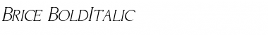 Brice BoldItalic Font