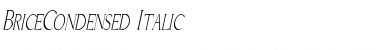 BriceCondensed Italic