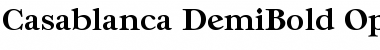 Casablanca-DemiBold Regular Font