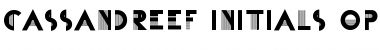 CassandreEF Initials Font