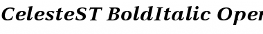 CelesteST BoldItalic Font