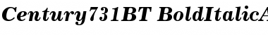 Century 731 Font