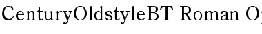 Century Oldstyle Regular Font