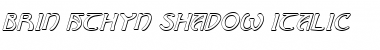 Brin Athyn Shadow Italic Font
