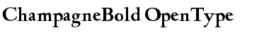 ChampagneBold Font