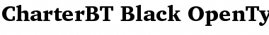 Bitstream Charter Black Font