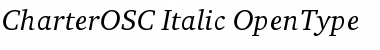CharterOSC Italic