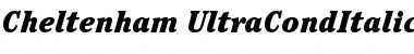 ITC Cheltenham Ultra Condensed Italic Font