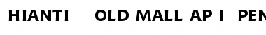 Bitstream Chianti Bold Small Cap Font