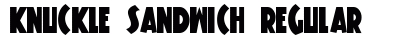Knuckle Sandwich Regular Font Knuckle Sandwich Regular Font Preview