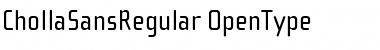 Download ChollaSans Font